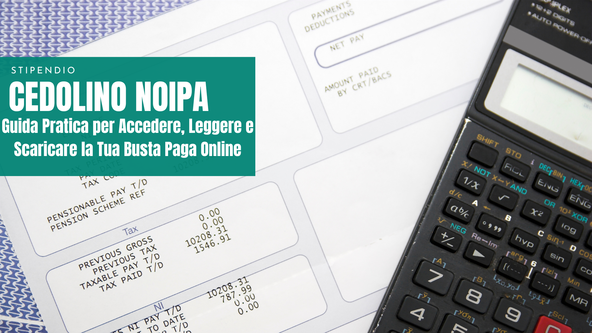 Cedolino NoiPA: Guida Pratica per Accedere, Leggere e Scaricare la Tua Busta Paga Online